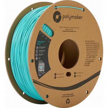 Filamento Polymaker PolyLite PLA Turquesa 1,75 mm (1.000 g)