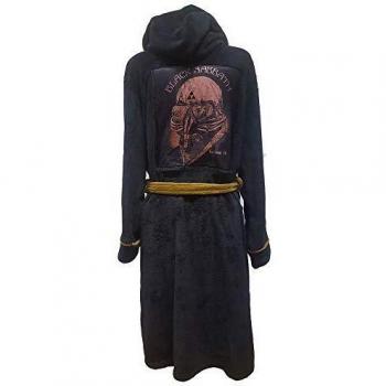 Black Sabbath Bathrobe US Tour 78 Logo Official Black Super Soft Fleece Unisex S