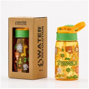 Botella cantimplora tritan 500ml con diseño de animales