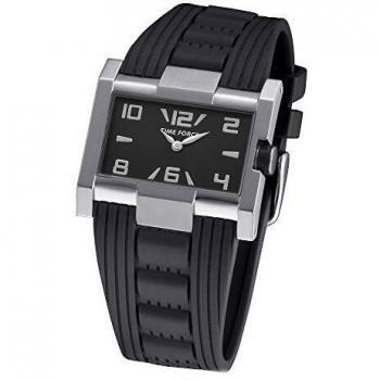 Time Force Reloj Analógico para Mujer de Cuarzo con Correa en Caucho TF4033L01