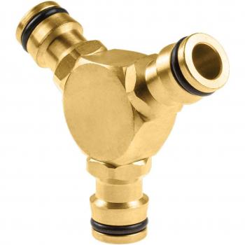 Conector de 3 vías de latón Cellfast