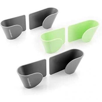 Set de 3 Soportes Adhesivos para Tapas de Cocina Smarack InnovaGoods - incluye 3 soportes adhesivos, diseño innovador, fácil instalación, ideal para mantener tapas de cocina en su lugar, evita derrames y des