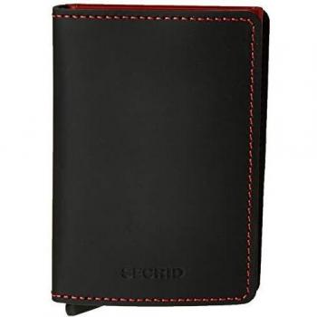 SLIMWALLET SECRID MATTE BLACK RED