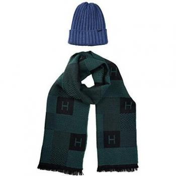 Hackett H Chk Scarf&Beanie Set Conjunto Bufanda, Gorro y Guantes,