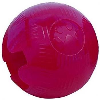 Pelota TPR para Perros Gloria - Tamaño 5.7 cm - Material Resistente - Pelota Flexible - Cuida la Salud Dental de tu Perro - Juguetes para Perros - Pelotas para Perros - Color Naranja
