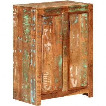 Aparador de madera maciza reciclada 55x33x75 cm