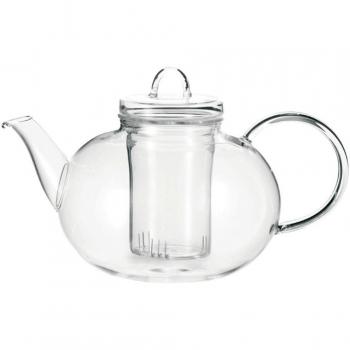 Leonardo Balance - Tetera con filtro para té, transparente