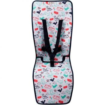 Colchoneta para Silla de Paseo Jyoko Dino Party con Protección Duradera, compatible con Baby Jogger City Mini y Joolz
