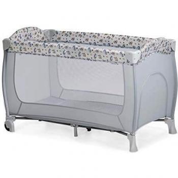 Hauck Disney Cuna de Viaje Sleep N Play Go, para Bebes y Niños de Nacimiento hasta 15 kg, 120 x 60 cm, Ruedas, Plegable, Compacta, Ligera, Bolsa de Transporte, Winnie The Pooh, Beige