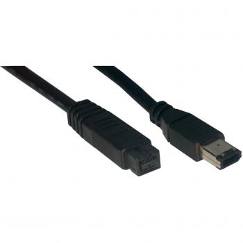 MCL 3m IEEE 1394B Firewire Cable 9 Pin Plug a 1394A 6 Pin Plug