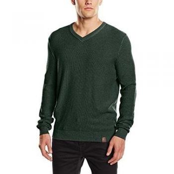camel active V-NECK 1/1-Jersey Hombre,  
 Grün
