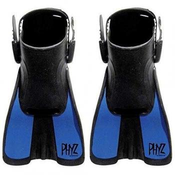 Aletas de Natación So Dive Phyz Open Heel Color Azul y Negro Talla UK-6