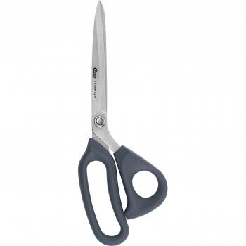 Clauss Shop, Ambidextrous, L 18517 10-Inch Titanium Bonded Ultra flex doblado Shear-Grey, 10