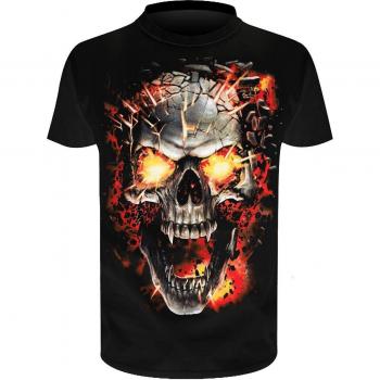 Spiral Kids Skull Blast T-Shirt Black 116/122