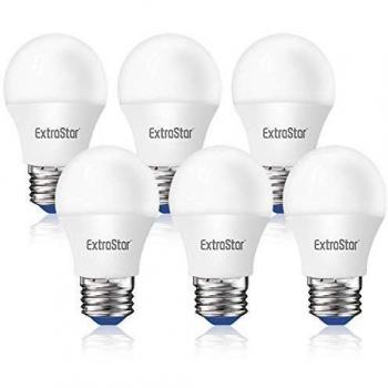 ExtraStar LED Globo Bombilla E27 G45 Casquillo Gordo, 6W Equivalente a 48W, 480lm, Luz Natural 4200K, No regulable, 6 Unidades