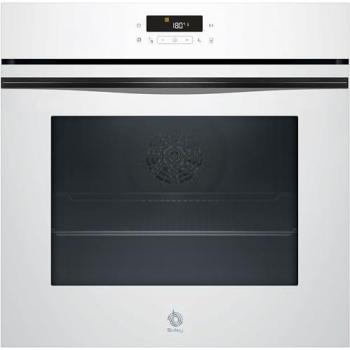 Horno Multifuncional a Vapor Pirolítico Balay 3HD5829B3, 60 cm, 71L, Función Freidora de Aire, Cristal Blanco