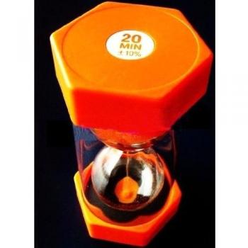 Hourglass Sand Timer 20 Minute Orange Sand Sand Timer by Sand timer