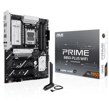 Placa Base ASUS PRIME B850-PLUS WIFI ATX AMD B850 Zócalo AM5 con USB-C 3.2 Gen2, Wi-Fi 6E y Bluetooth