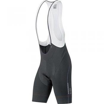Gore Bike Wear Oxygen Partial Thermo+ - Culote corto de ciclismo con tirantes para hombre, color negro, talla XXL