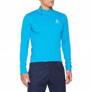 Odlo Stand Up Collar Full Zip Sudadera Lombardia, Hombre, 411302, Blue Jewel, Extra-Large