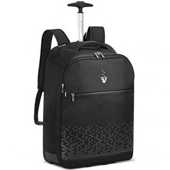 Mochila Trolley Cabina Media Roncato Crosslite 55x40x20 cm - Negra