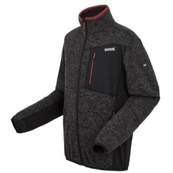 Forro Polar con Cremallera Regatta Baslinn para Hombre, Color Negro, Talla L