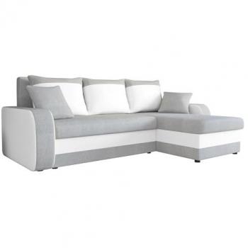 Sofá rinconero Comfivo 135 con función de descanso y caja de ropa de cama, dimensiones 238 x 80 x 147 cm