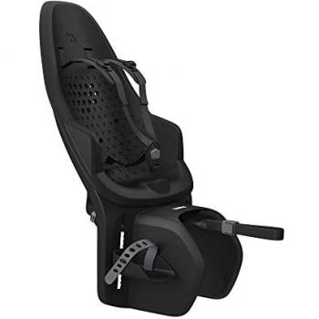 Silla portabebés trasera Thule Yepp 2 Maxi para bicicleta con montaje en portaequipajes color negro