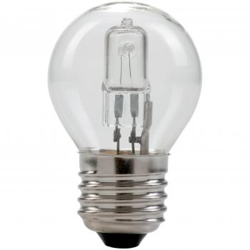 LAMPARA HALOGENA ESFERICA CLAR-LEUCI E27 42W 3000K 40019 ECO