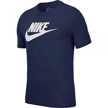 Nike Sportswear Icon Futura Camiseta De Manga Corta Hombres - Azul Oscuro, Blanco