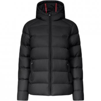 JOTT Johanna Women's Hooded Down Jacket, Stylish Winter Coat, Black, Size S