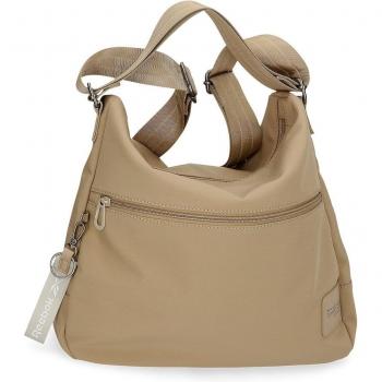 Reebok - Bolso mochila Cherry con bolsillo frontal beige
