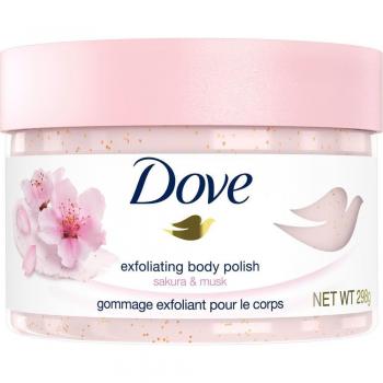 Dove Exfoliating Body Polish Sakura & Musk - 298g