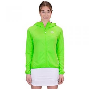 Chaqueta Bidi Badu Crew Verde Neon con cremallera, color verde neón, diseño moderno y deportivo, tejido suave y cómodo, ideal para actividades al aire libre y uso diario