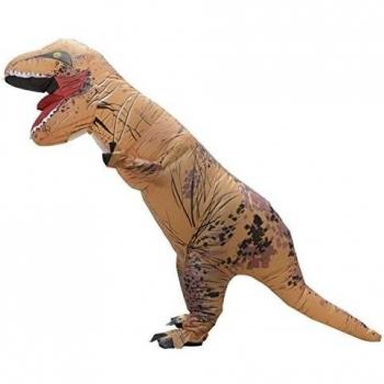 LaoZan T-Rex Traje Inflable para Adultos Disfraz de Halloween Trex