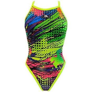 Turbo Traje De Baño Kriptonite Amarillo para Niñas de 9-10 Años