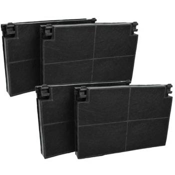 4x Filtro de Carbón Activado Compatible con Campanas Extractoras Küppersbusch EM938.0W, EDIP9650.0GE, EDIP938.1E, EM638.0W, IKD954