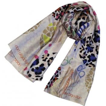 Pañuelo de mujer Creta rectangular multicolor
