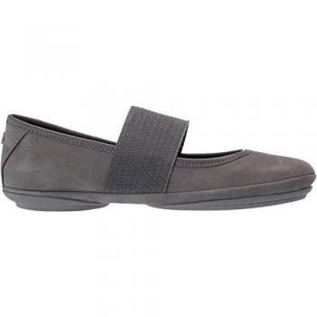 Grey Nubuck Women's Ballet Flats