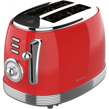 Tostadora Cecotec Toast&Taste 800 Vintage Light Red