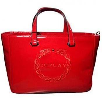 REPLAY - Bolso de mano para mujer, color rojo, art. FW39.57.000
