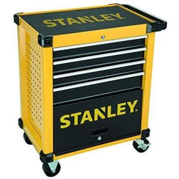 Stanley Carro Taller Móvil 4 Cajones con 144 Herramientas y 9 Módulos Transmodule System