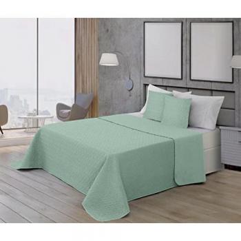 Colcha Bouti Microsatén 100 gr Modelo Aqua para Cama de 135 (235x270 cm)