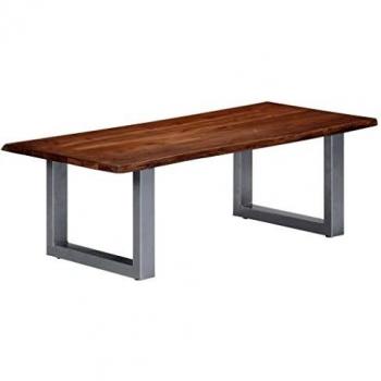 vidaXL Coffee Table with Live Edges 115x60x40 cm Solid Acacia Wood