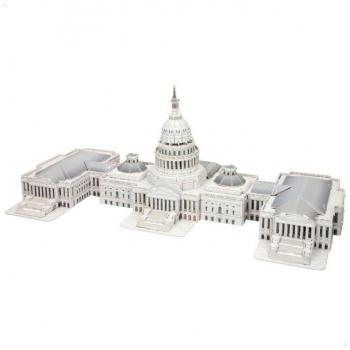 Puzzle 3D Capitolio de los Estados Unidos 126 Piezas Smart Theory