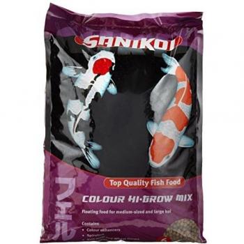 Comida flotante Sanikoi Colour Hi-grow para peces de estanque, 4700 g