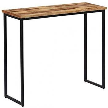 vidaXL Teca Mesa Consola Madera Reciclada 90x30x76 cm Salón Comedor Consola