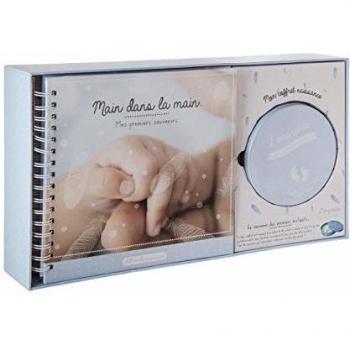 Cofre Empreinte con Álbum de Fotos y Caja para Huellas - Azul - Atmosphera