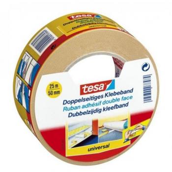 Cinta Adhesiva Doble Cara Tesa Universal 25m x 50mm