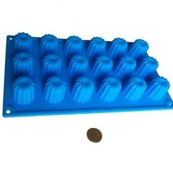 18 Mini Molde para tartaletas Pastel Molde de silicona chocolate Forma cubitos de hielo forma Praline Forma zuckerlform Cup Cake Galletas Manualidades Hornear verzieren Formas de Royal House Ware